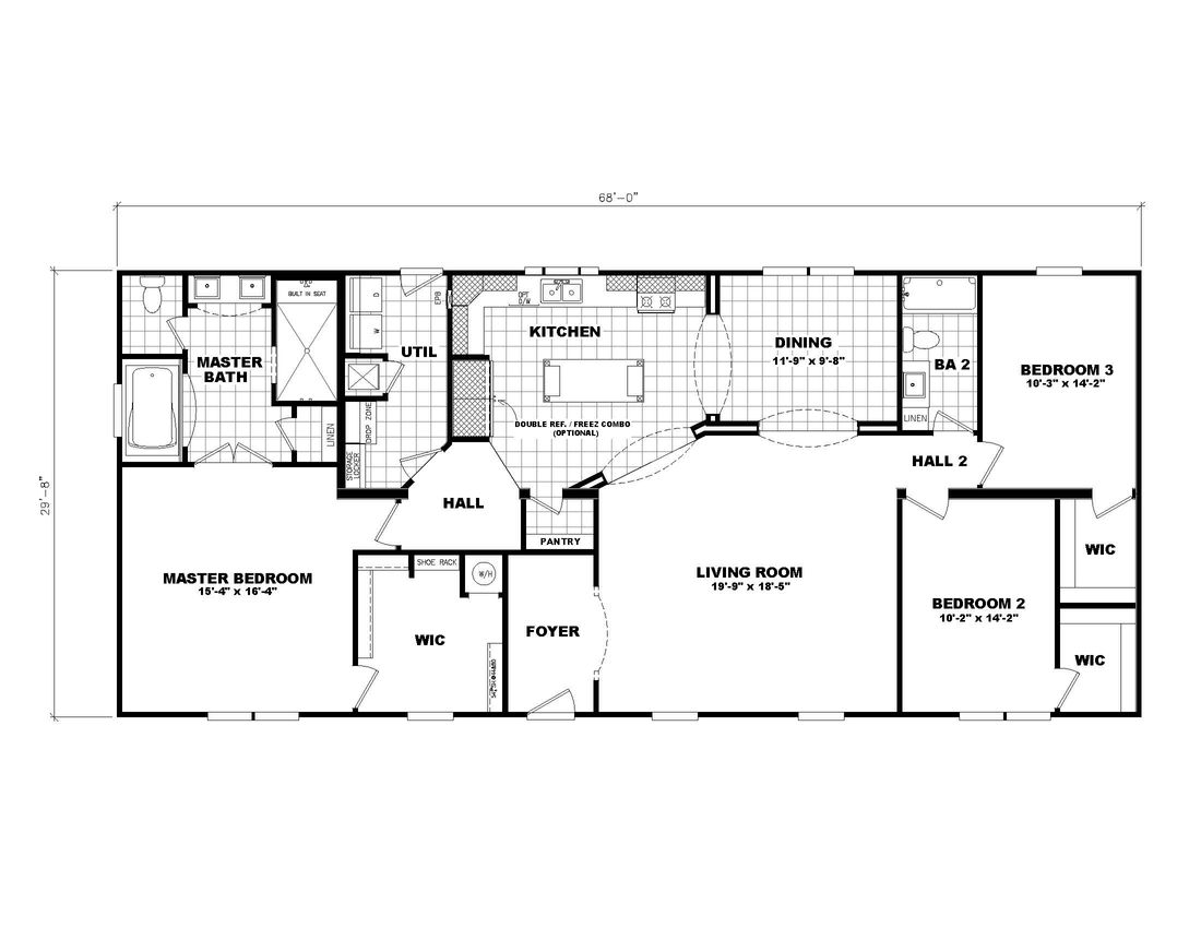 The 3545 JAMESTOWN Floor Plan
